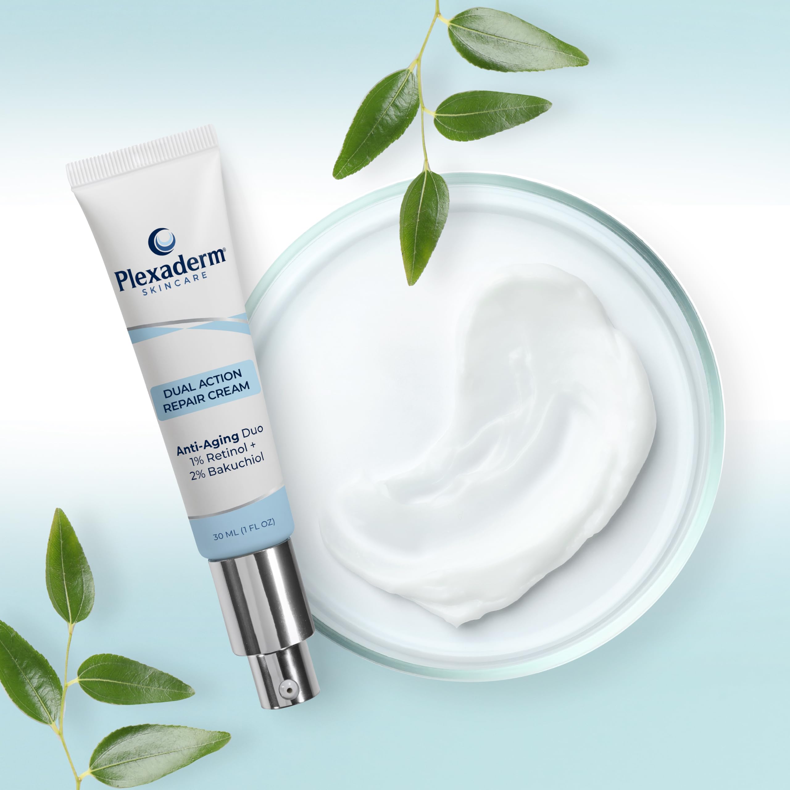 Plexaderm cruelty-free USA formulation on packaging.
