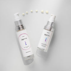 Plexus Joyome texture swirl on skin demonstrates creamy, smooth application for firming