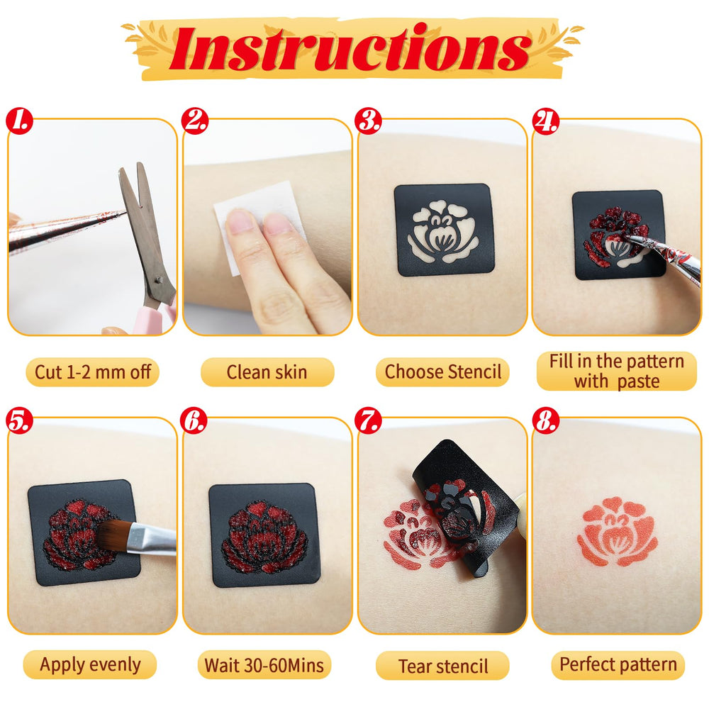 PllusJoys cherry red tattoo cones for bright accents
