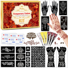 PllusJoys temporary tattoo stencil kit for easy, mess-free design creation