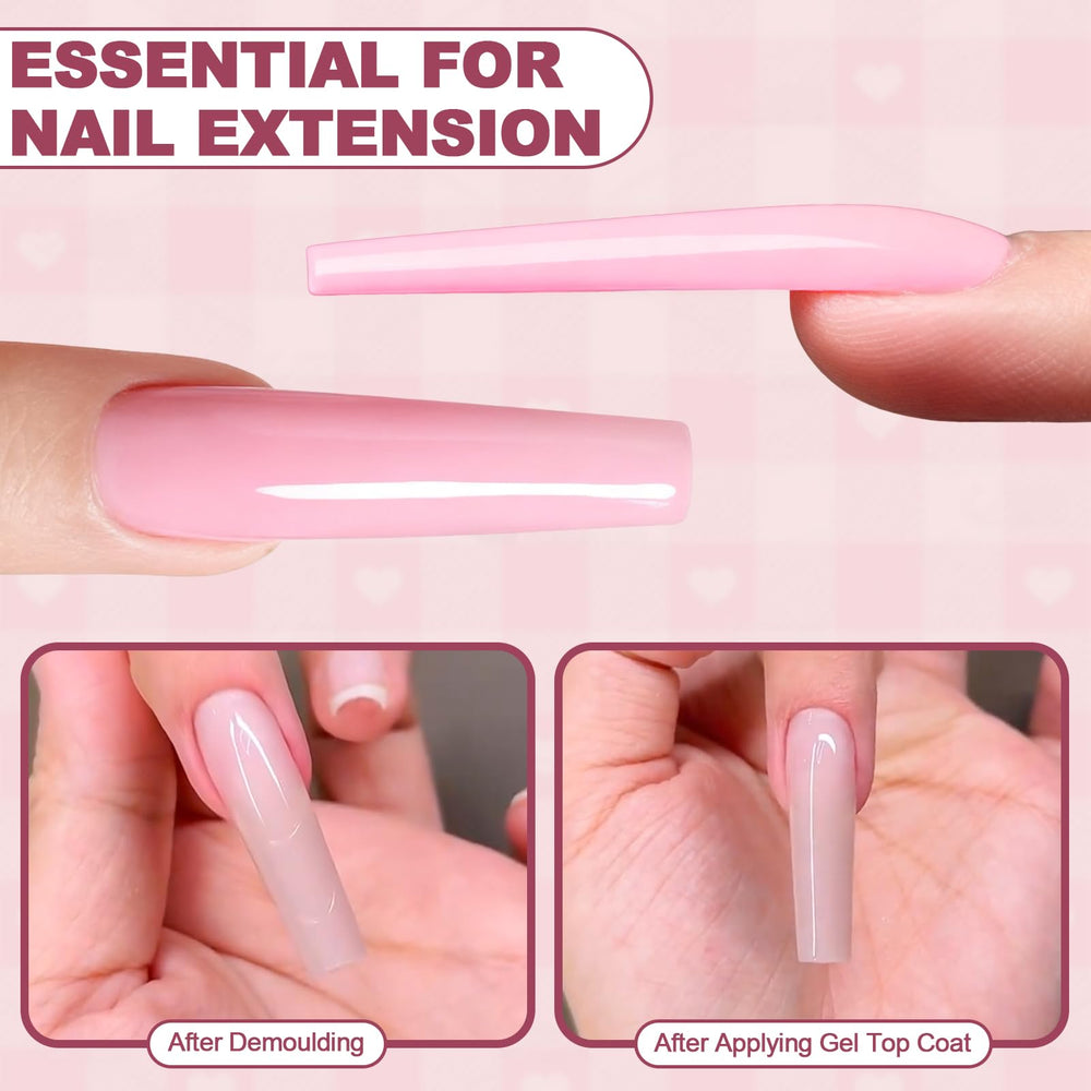 Plman 14-size nail forms for versatile nail shapes.