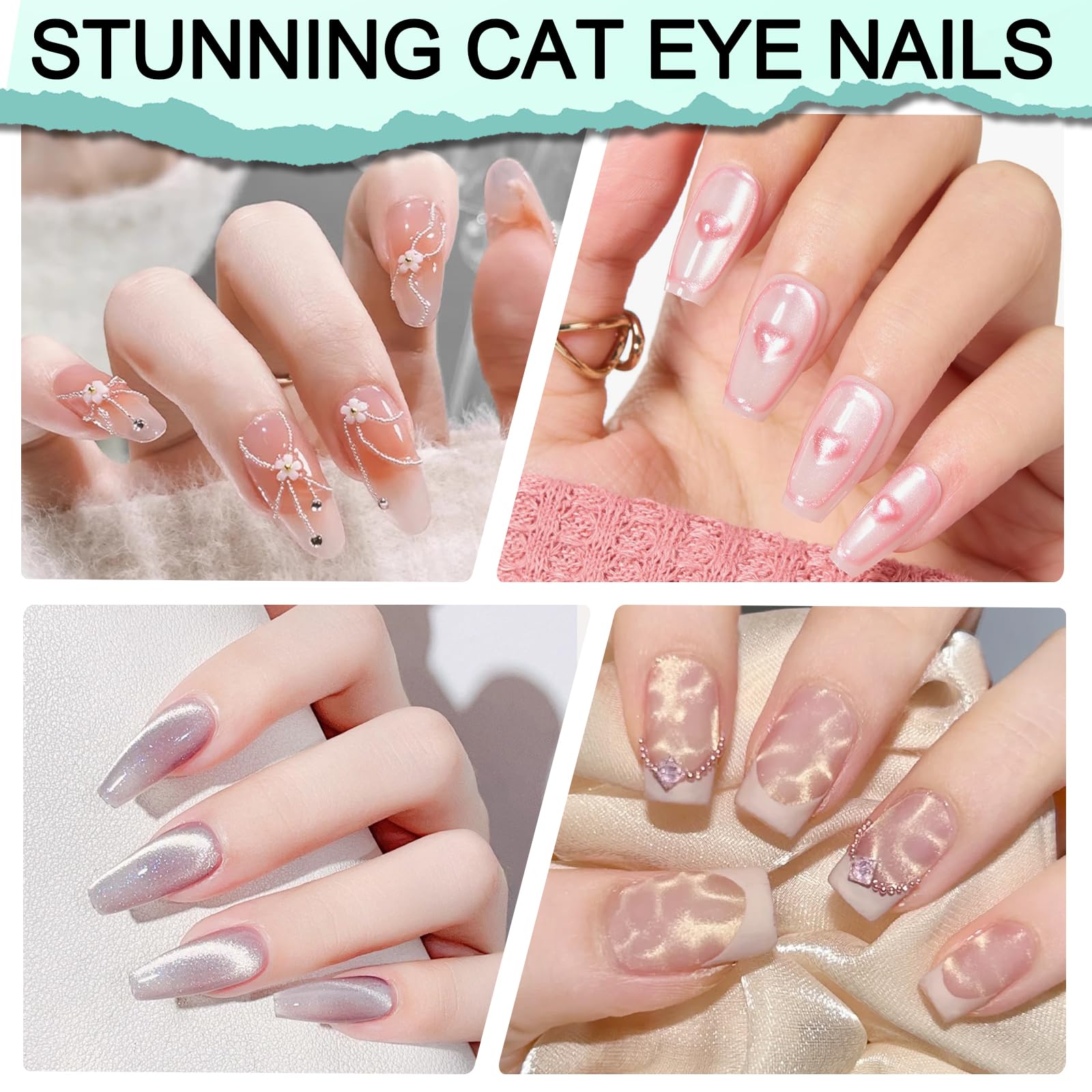 Plman at-home nail art kit ready for stylish cat-eye looks.