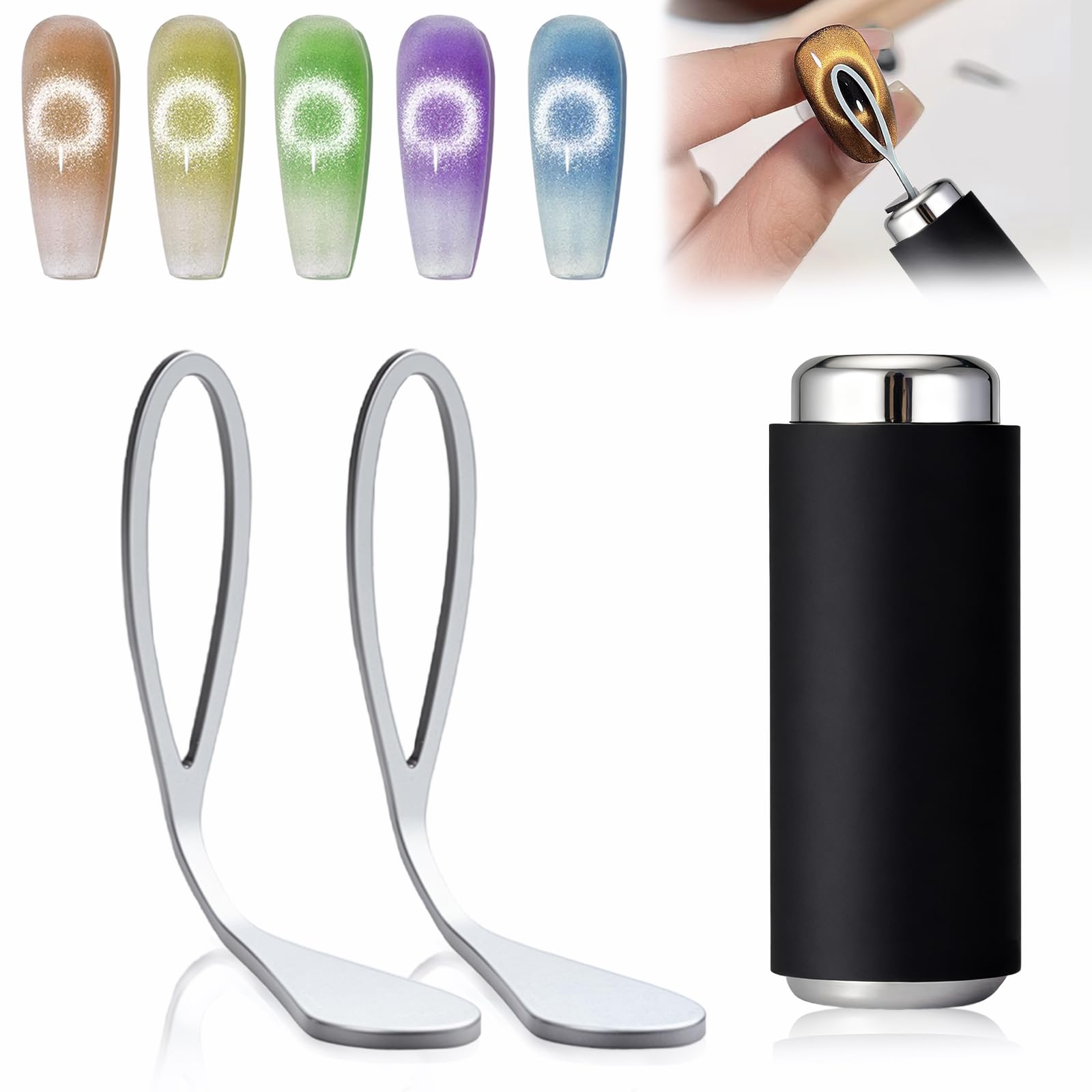 Plman Black Hole Nail Magnet Set packaging for easy at-home art