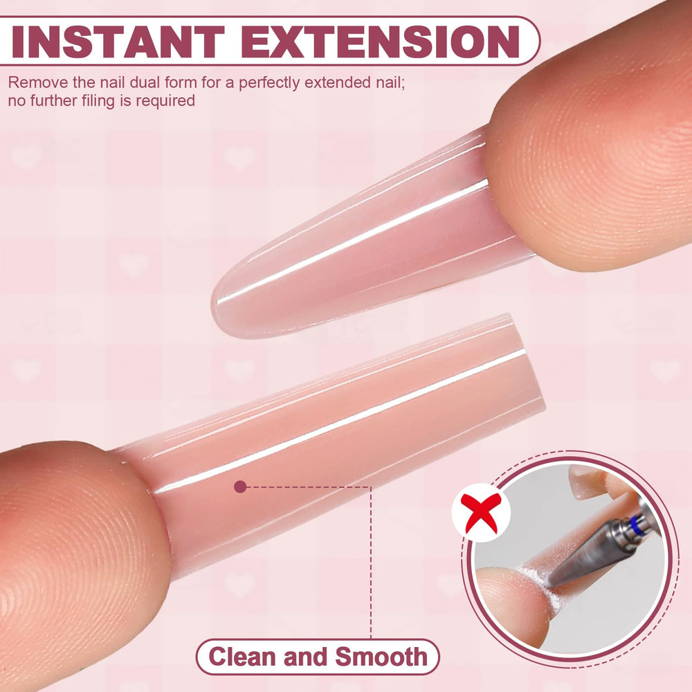 Plman bottom form with French edge for French manicure effects.