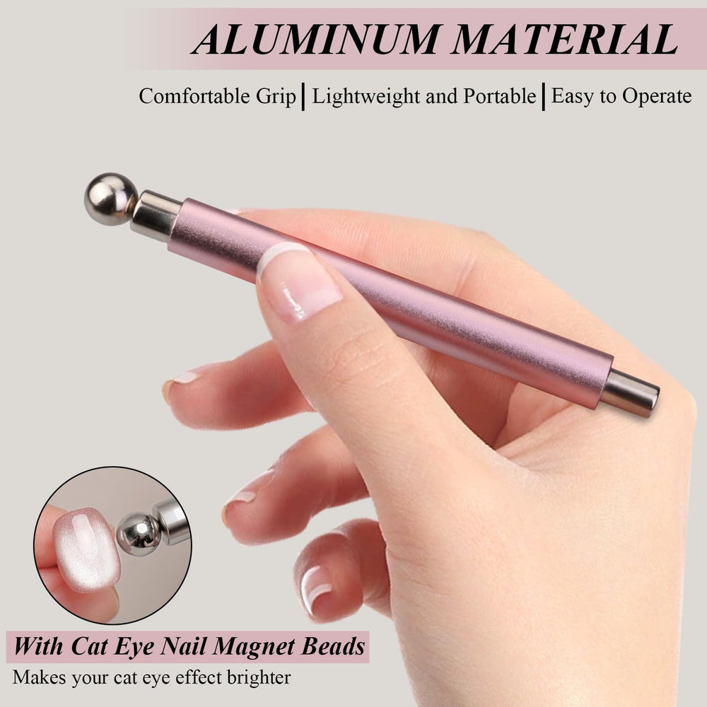 Plman cat eye magnet beads brighten the cat eye effect precisely