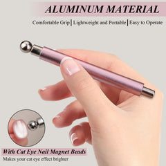 Plman cat eye magnet beads brighten the cat eye effect precisely