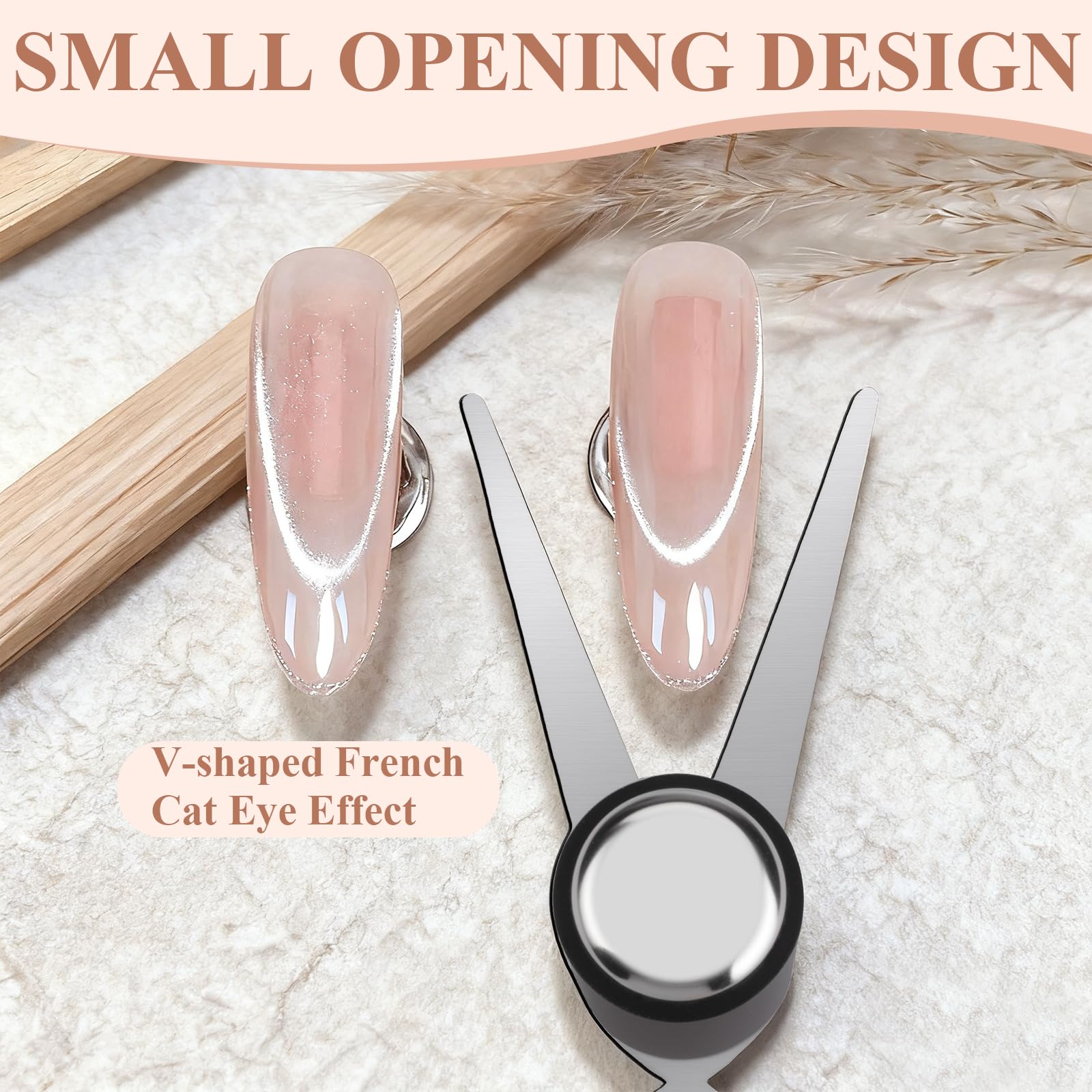 Plman cylindrical magnet in action creates a natural cat eye pull.