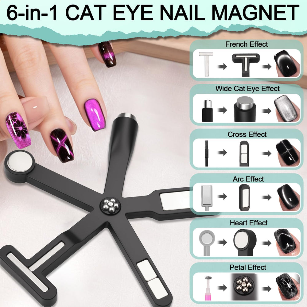 Plman heart cat-eye pen 3in1 in action, enabling heart and double-line looks.