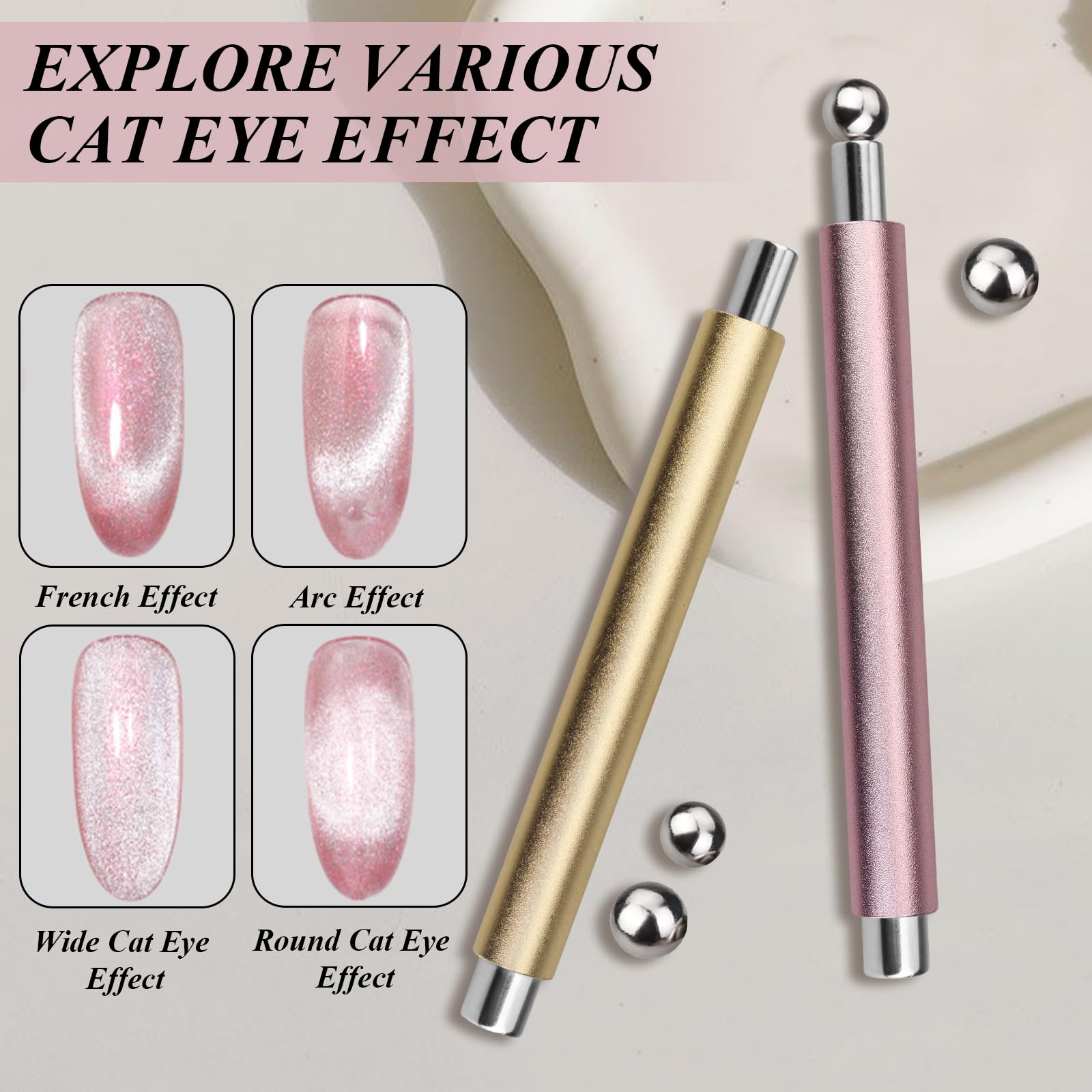 Plman rabbit-shaped and y-shaped guides support versatile nail art detailing