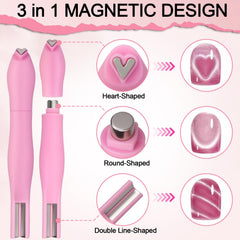 Plman steel ball magnetic pen adds control for variety of effects.