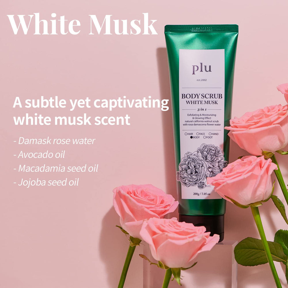 PLU scrub delivers professional-grade smoothing results at home.