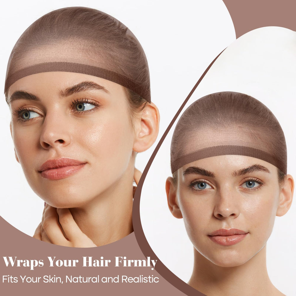 PLULON nylon elastic material close-up shows ultra-thin breathable cap