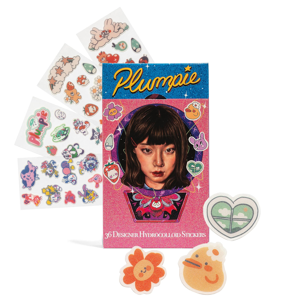 Plumpie Hydro Patch Bigger-Thicker Pack front view with 36 patches for blemish coverage