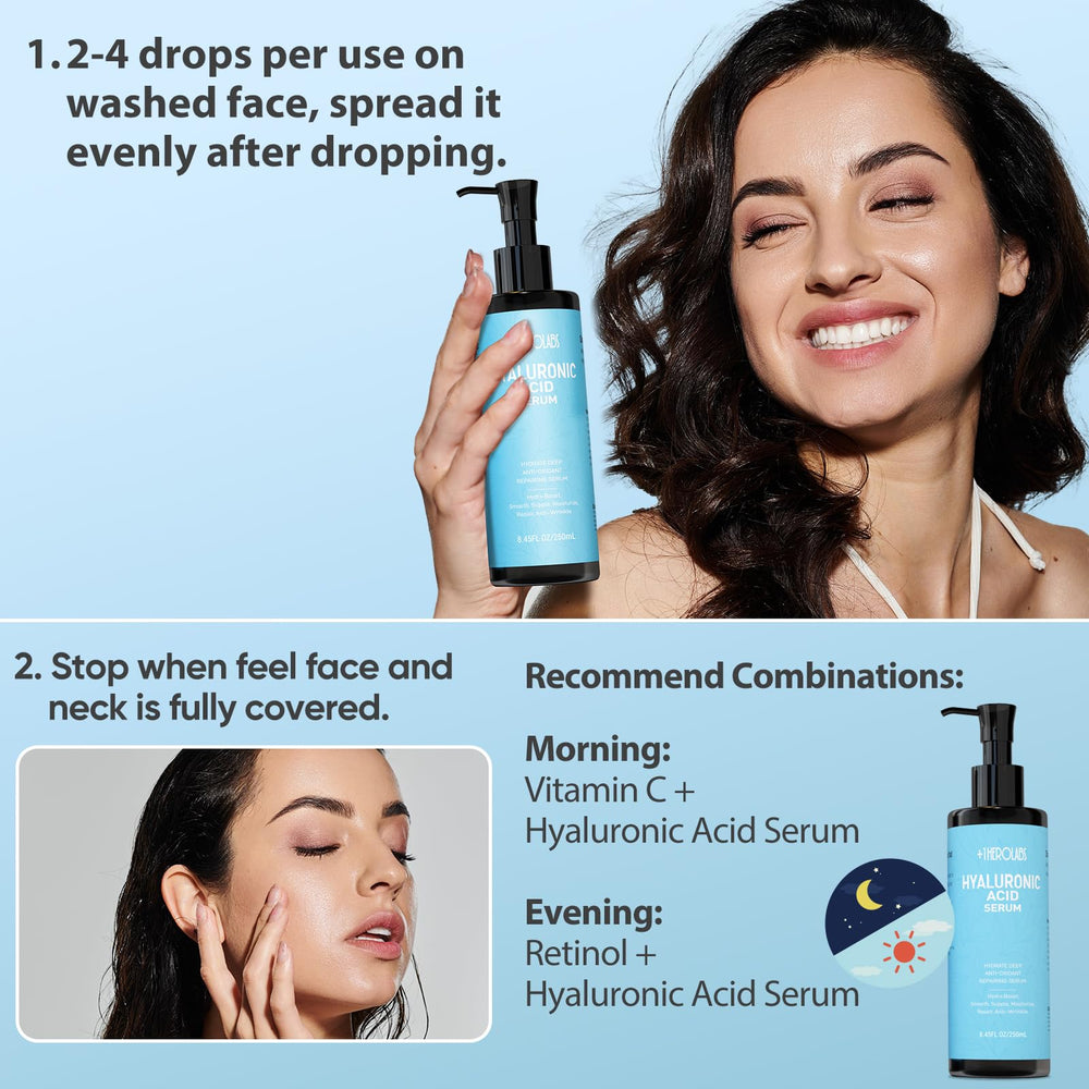 +1HEROLABS aloe leaf water scene suggests soothing daily care.