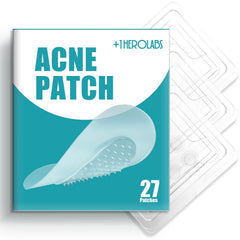Plus1Herolabs Microdart patch pack front view for discreet blemish care.