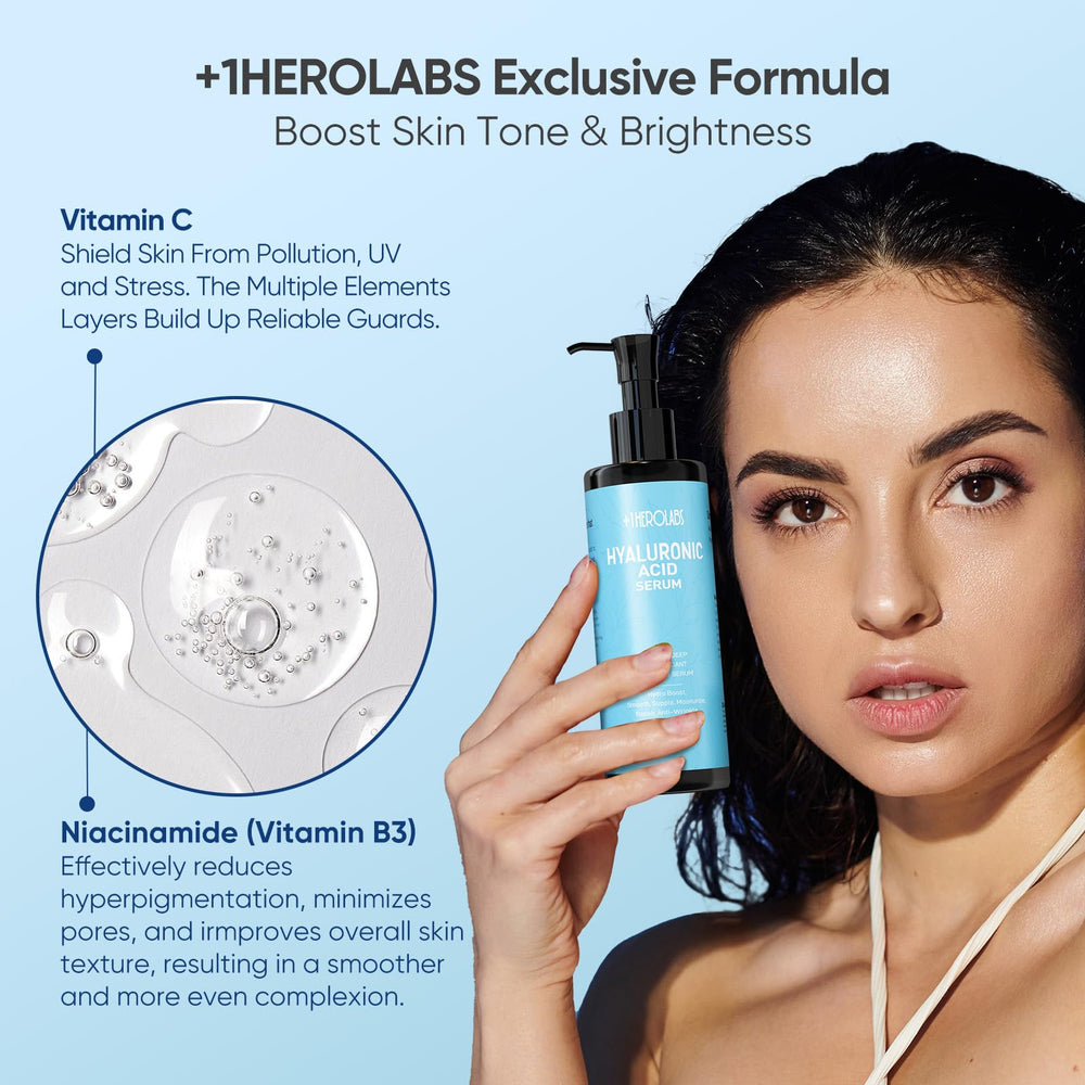 +1HEROLABS vitamin B5 ingredient label emphasizing deeper hydration.