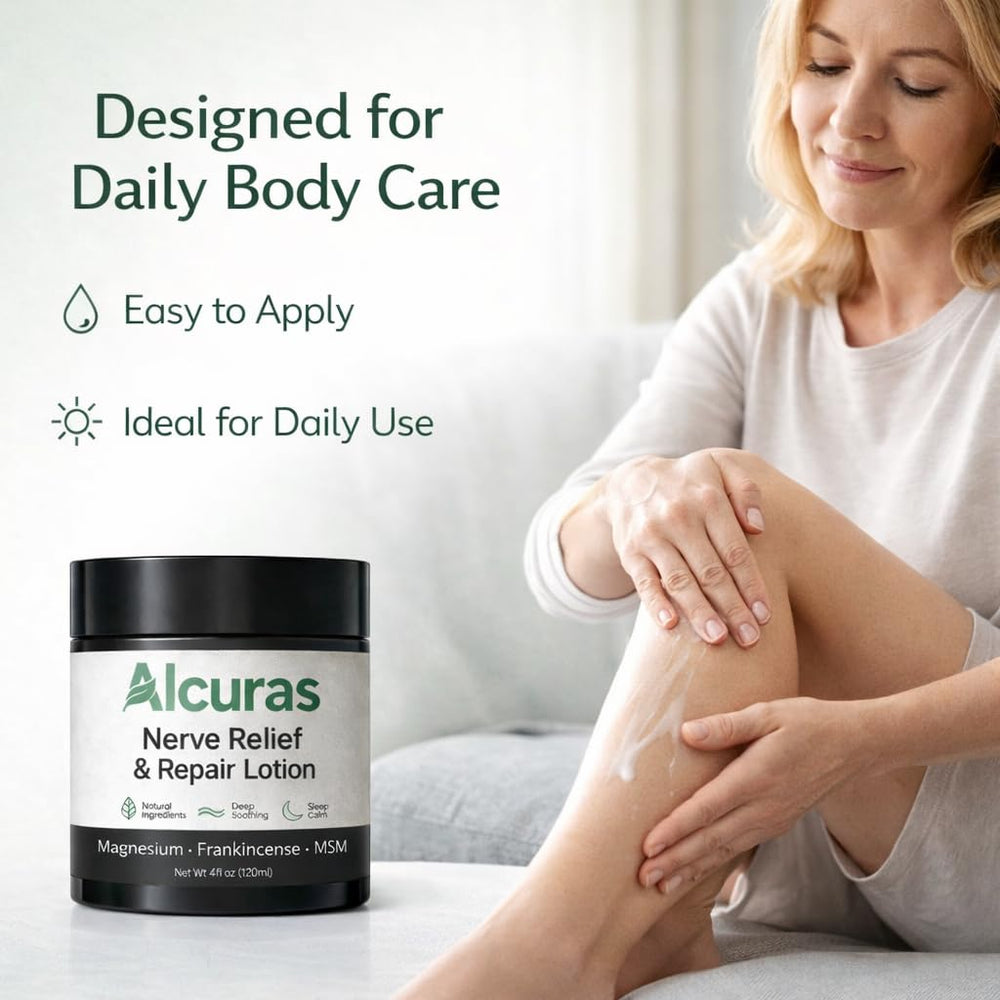 PLYNXE Alcuras Cream dispensing view showing quick, non-greasy absorption.