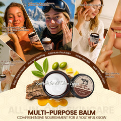 Pnctho raw wild honey visible in balm for soothing care