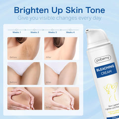 POBEMY inner thighs brightening cream improving uniformity and hydration