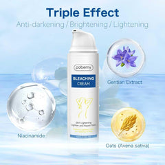 POBEMY knees brightening cream softening texture and evening tone
