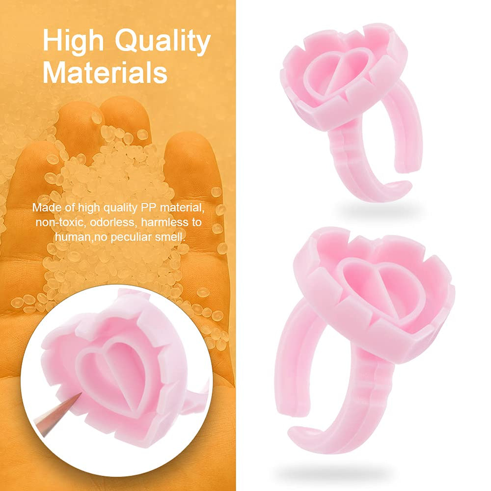 POCMKO disposable lash ring set simplifies setup and cleanup