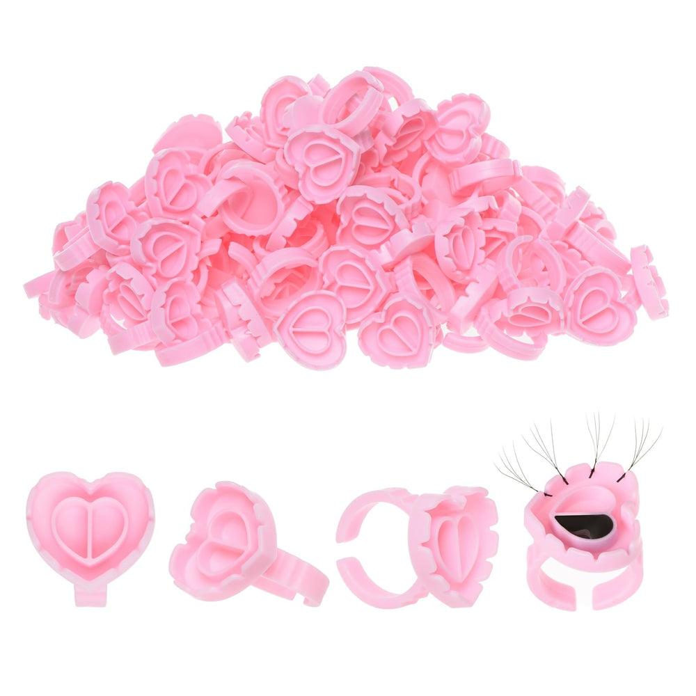 POCMKO heart shape lash ring for volume fans improves glue control during application