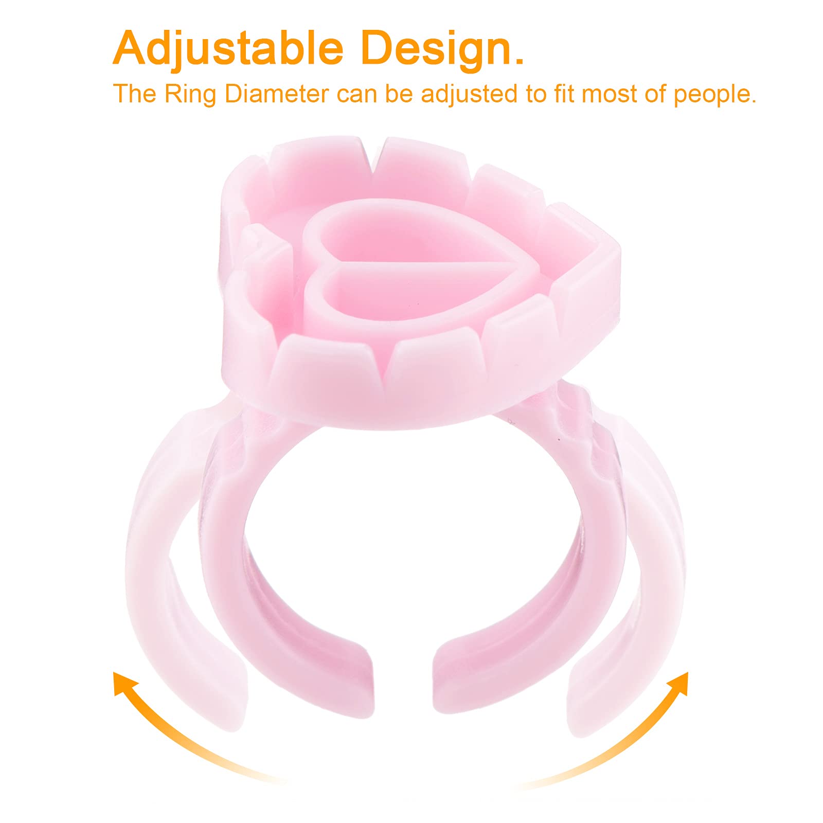 POCMKO soft PP material lash ring is non-toxic and odorless