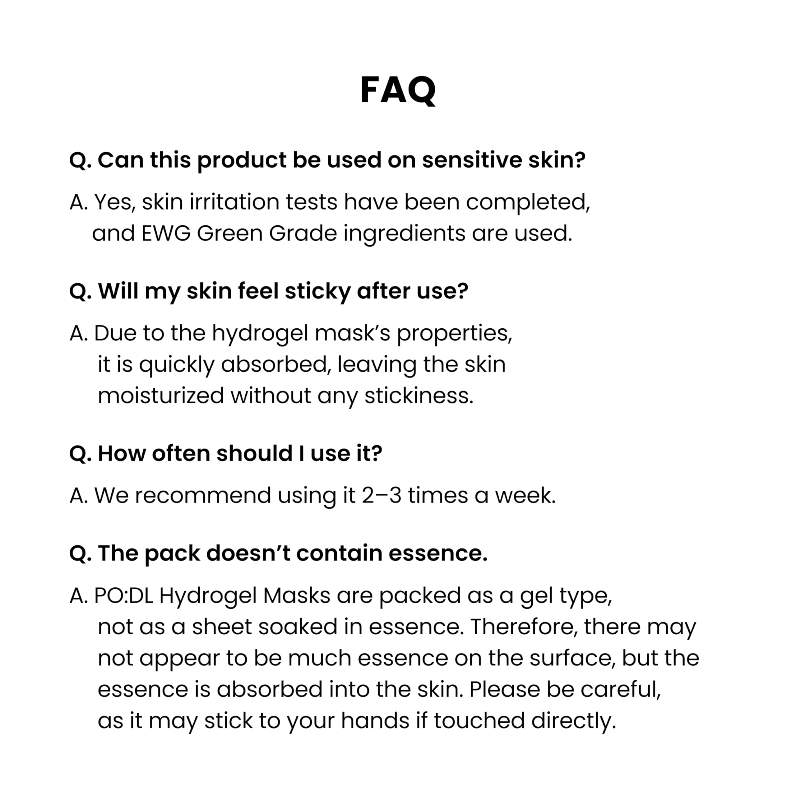 PO:DL Podl mask packaging being opened in unboxing shot