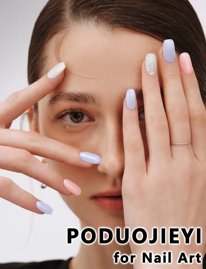 PODUOJIEYI full-cover nails create bold, ready-to-wear styles in minutes.