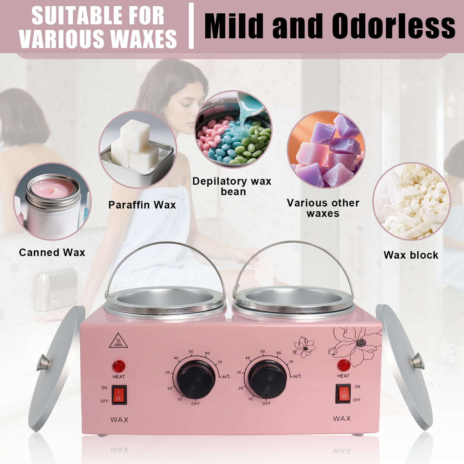 Podoy double-pot with detachable pots and safety features