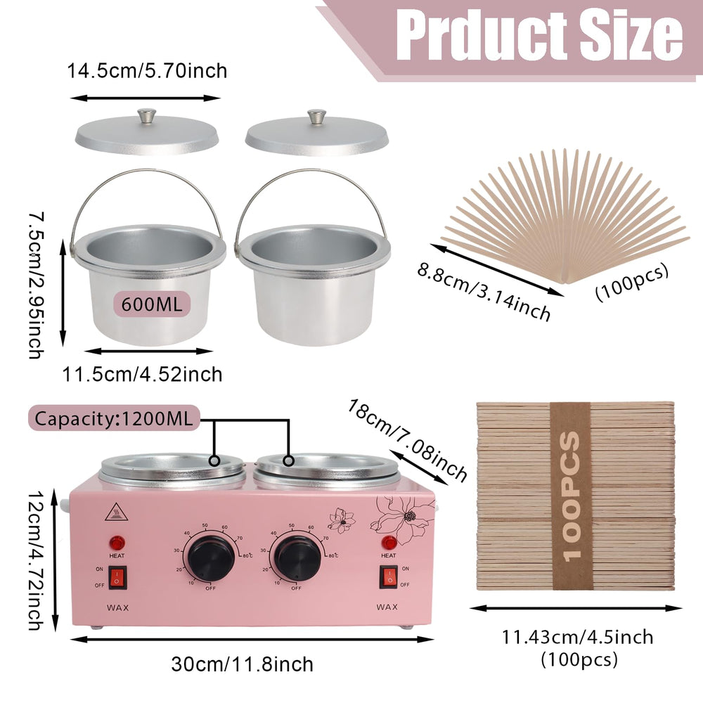 Podoy Wax Warmer side view shows compact design for small rooms