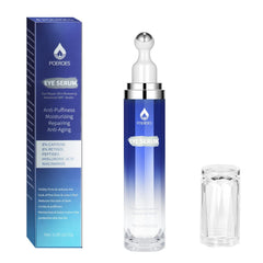 POEROES Eye Serum with 360° roller for brighter under-eye skin and improved circulation