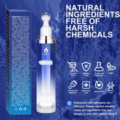 POEROES eye serum with hyaluronic acid hydrates delicate under-eye skin