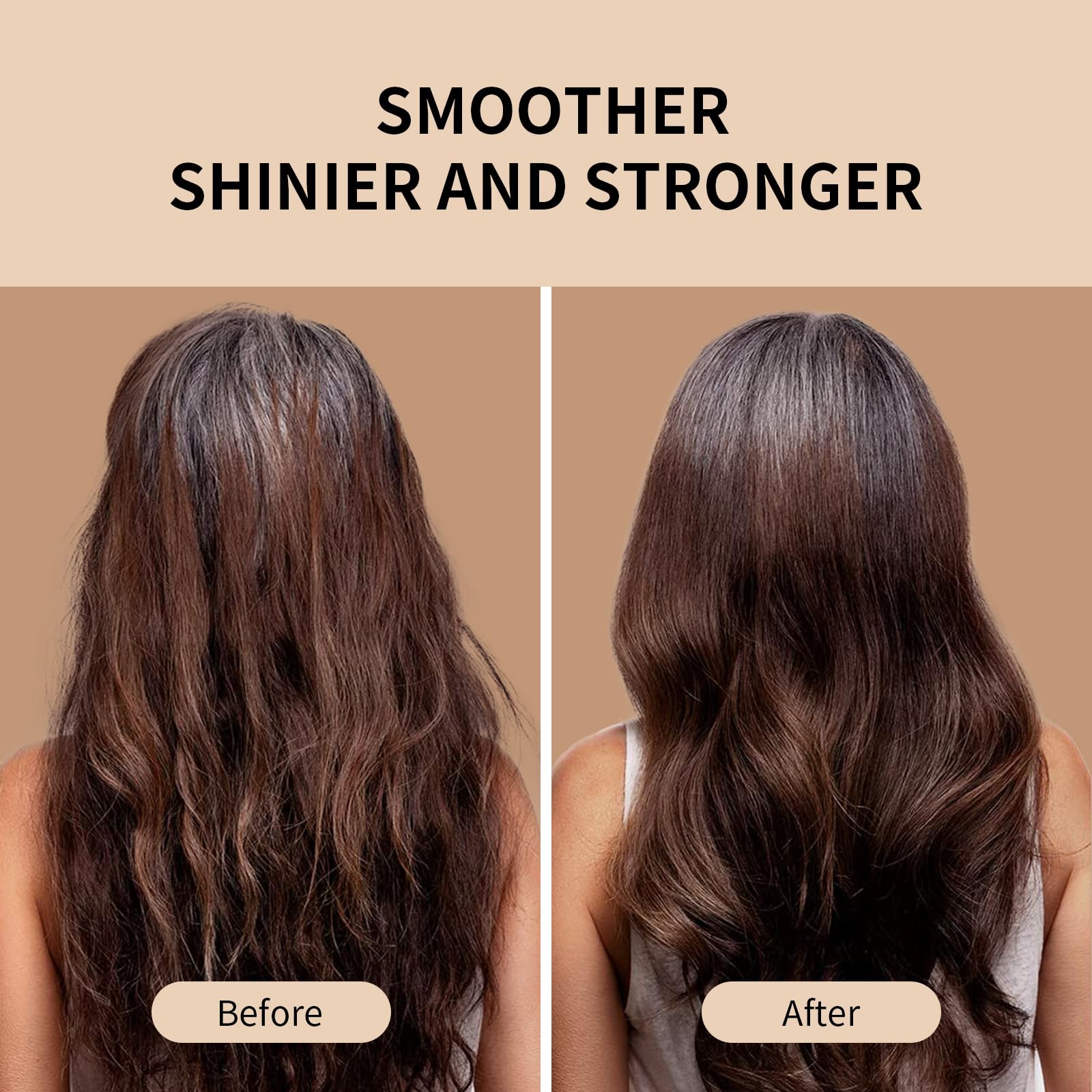POEROES Frizz-control finish for silky, manageable hair.
