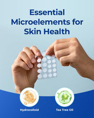 PointMass Pimple Patches ultra-thin 0.1mm for invisible daytime wear.
