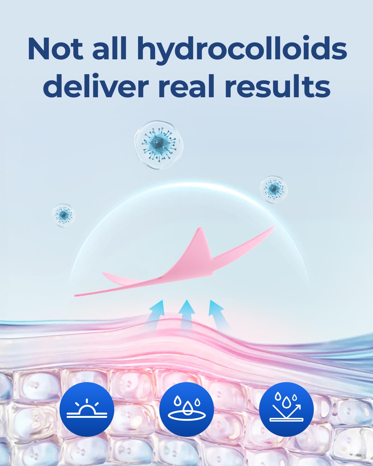 POINTMASS Star Patches worn overnight for discreet skin care.
