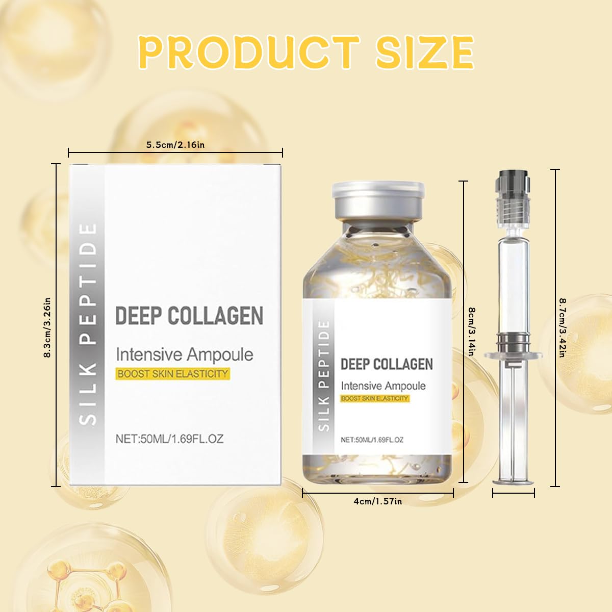 POLAR HAIR Silk Peptide Ampoule Packaging communicates a gift-worthy presentation