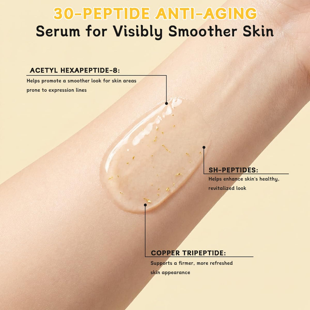 POLAR HAIR Silk Peptide Ampoule Texture closeup reveals silky, lightweight feel