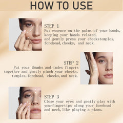 Polypeptide Collagen Elastic Essence Cream dispensing pump demonstrates easy, mess-free application