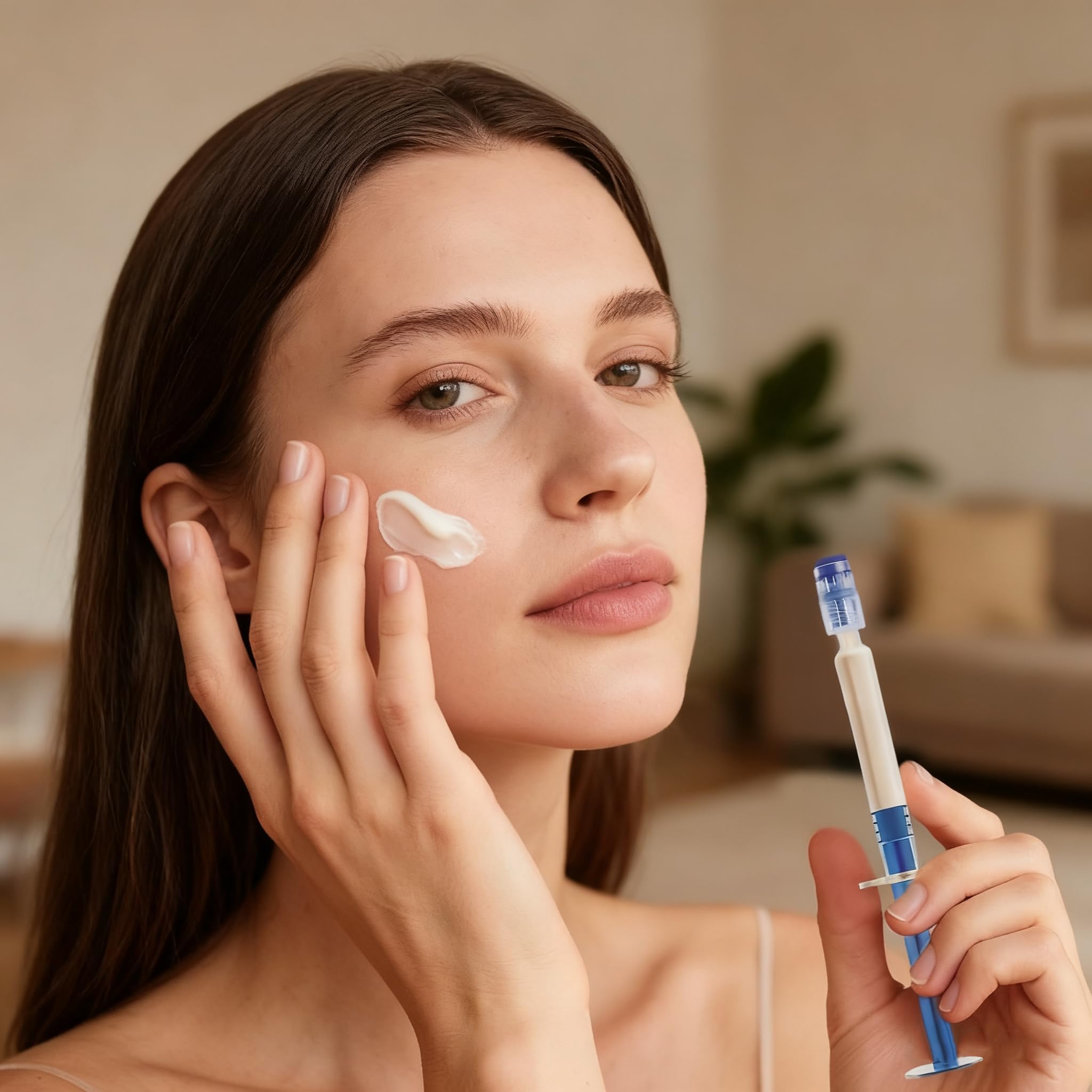 Polypeptide Collagen Elastic Essence Cream jar open reveals rich, nourishing formula for firming