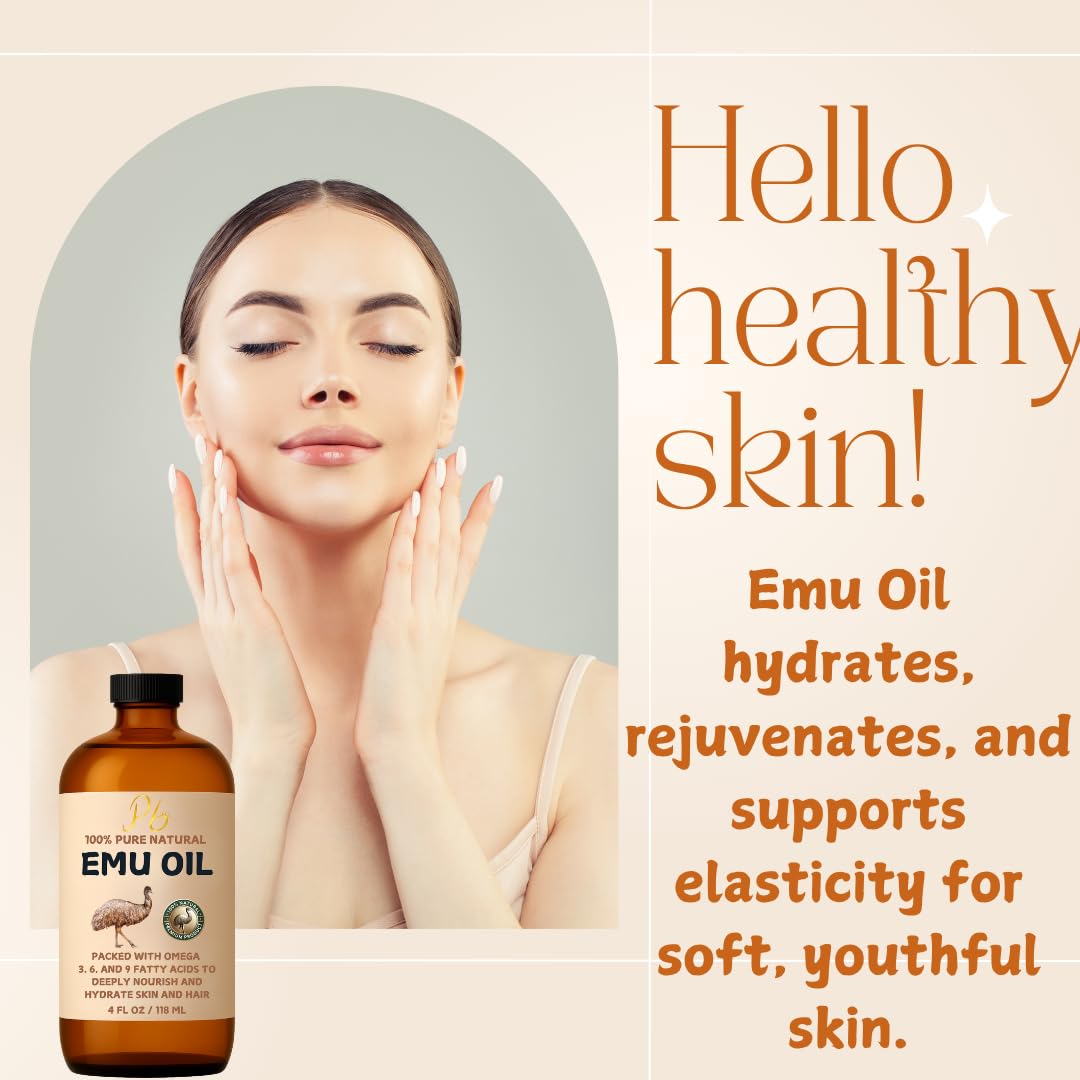 Pomberries Emu Oil during massage offers smooth glide and relaxation.