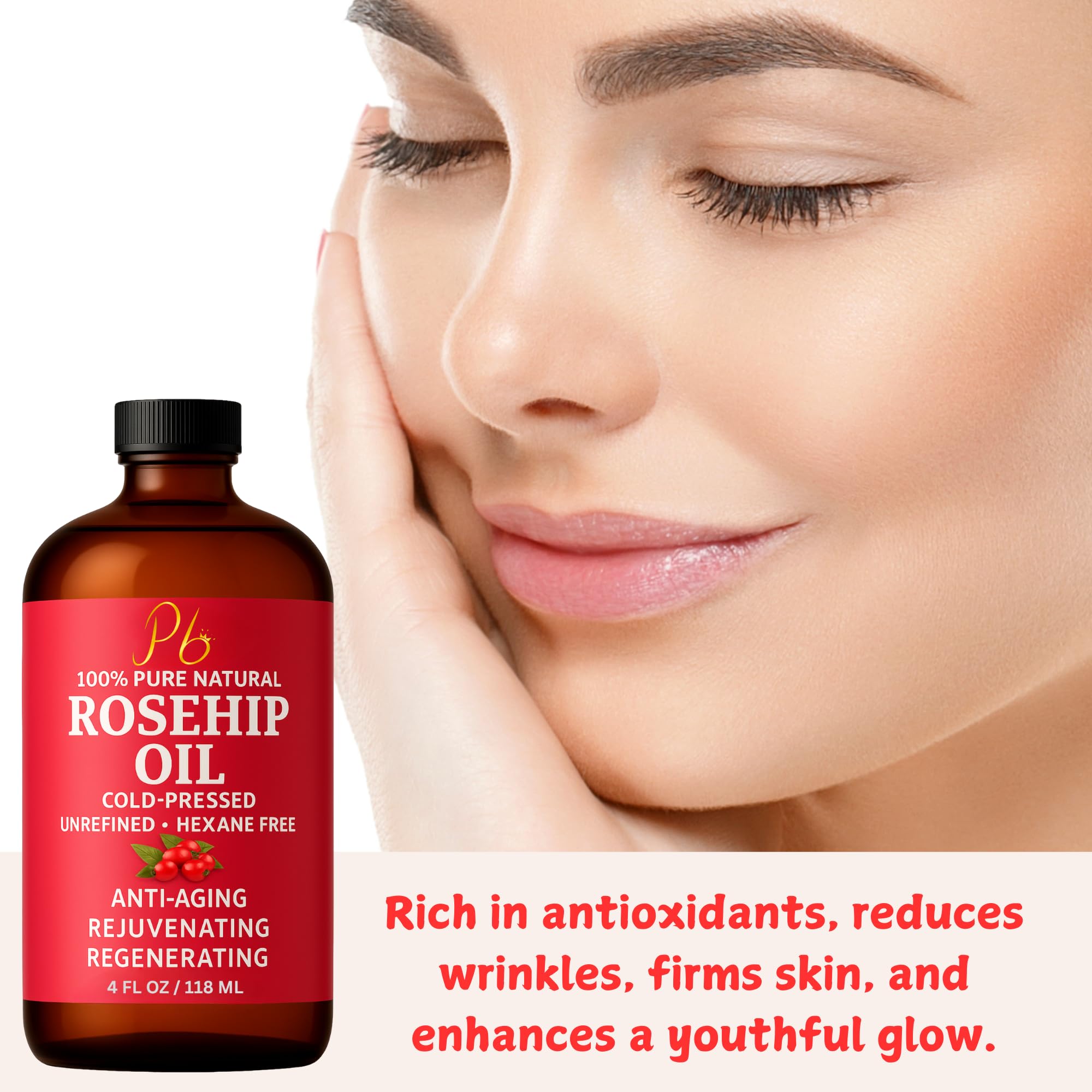 Pomberries Rosehip Oil scalp massage boosts nourishment during routine care