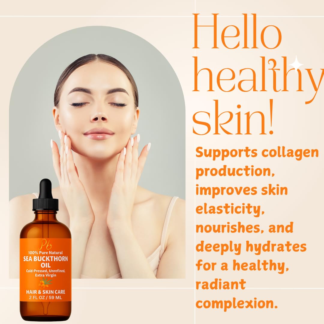 Pomberries Sea Buckthorn Oil scalp care for moisture and comfort