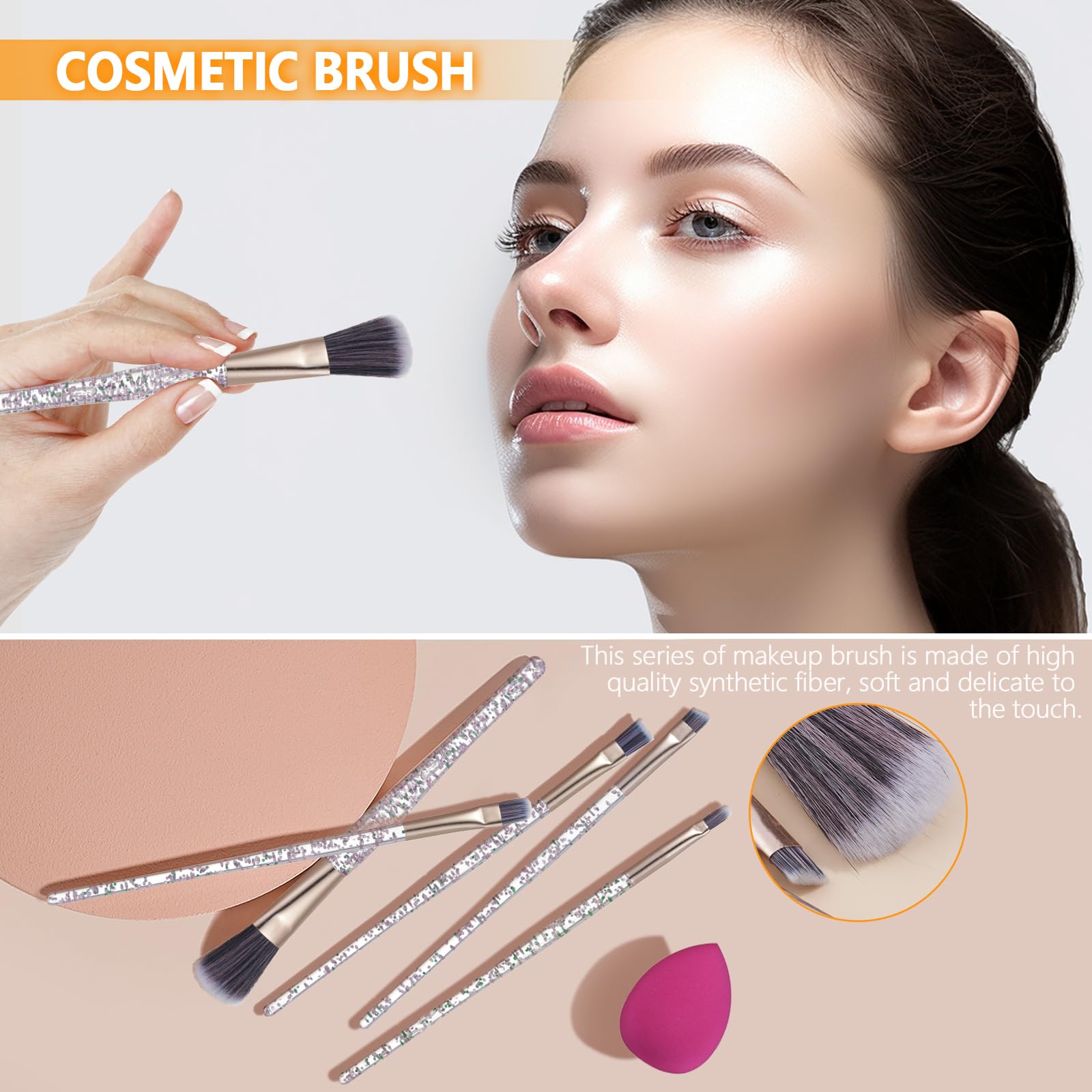 Pomcral concealers and precision applicators included for refined complexion tweaks.