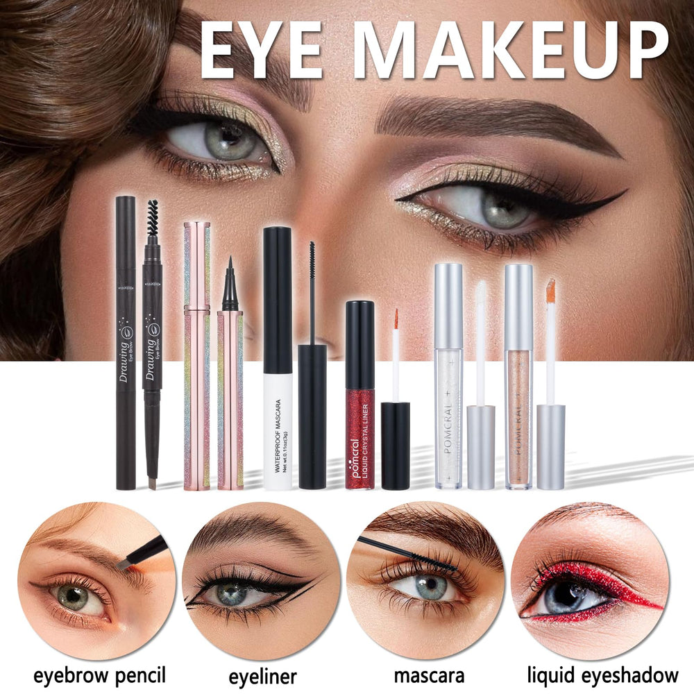 Pomcral eyebrow concealer for precise definition.