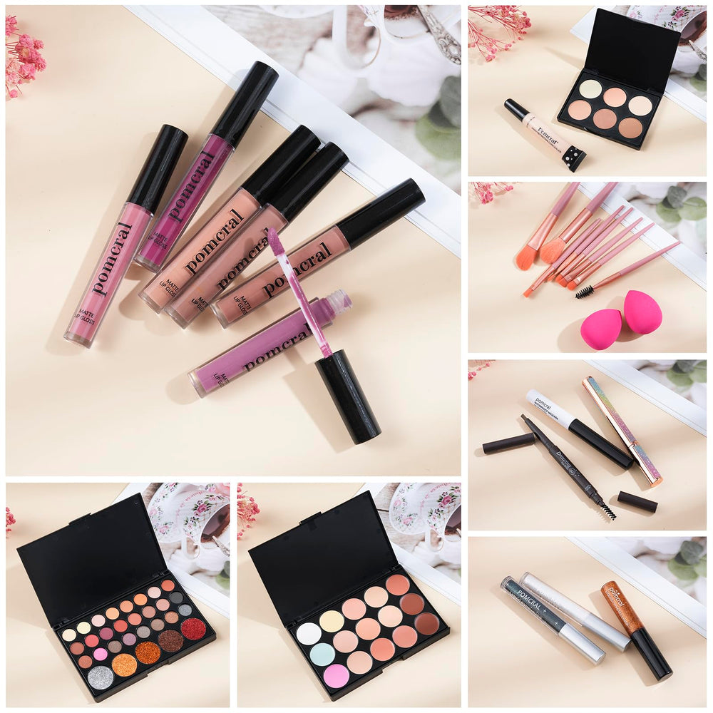 Pomcral full makeup kit for teens and beginners.