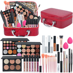 Pomcral makeup kit full set with organizer bag for beginners.