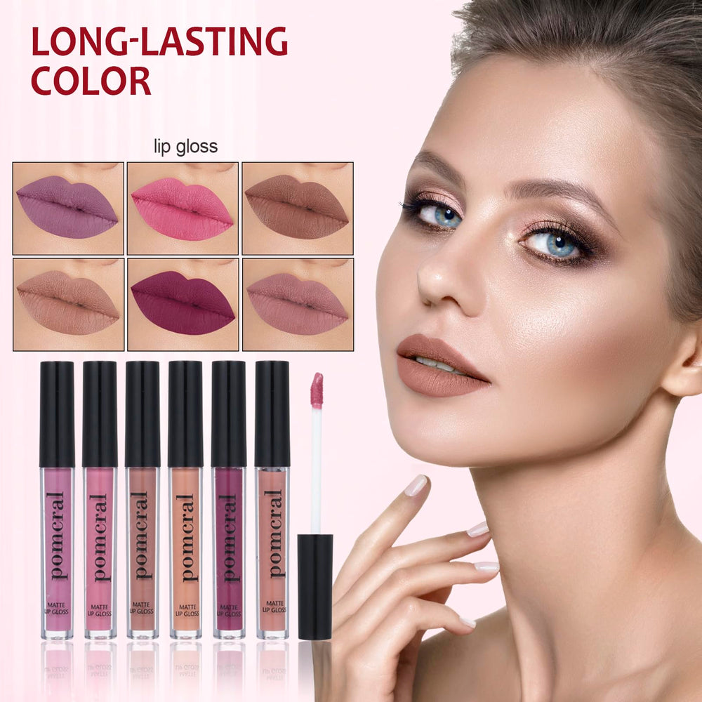 Pomcral pressed powder helps set makeup with a shine-free finish.