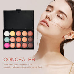 Pomcral Travel Makeup Kit eyeshadow palette offers neutrals to bolds for versatile looks.