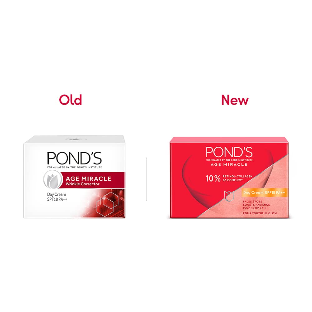 POND'S Age Miracle Whip glow cue visual hints at refreshed-looking skin.